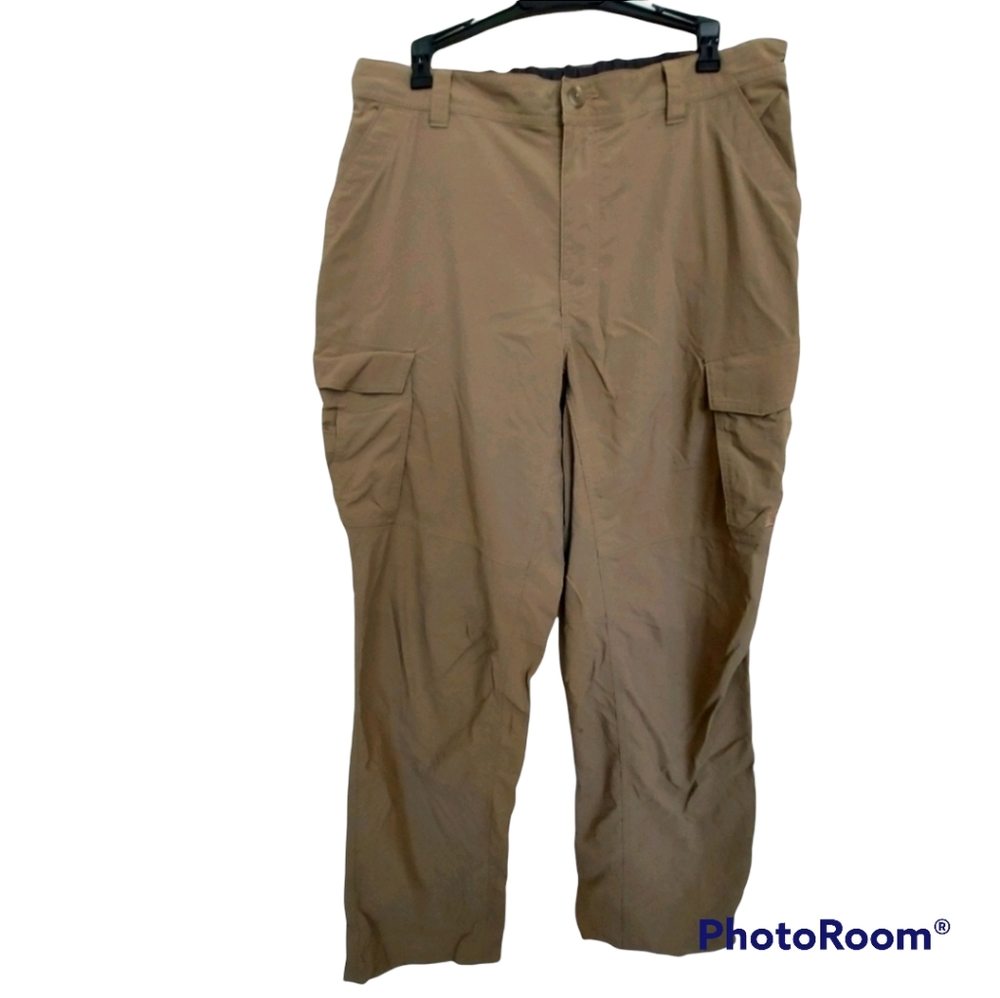 REI Men's Khaki Hiking Nylon Cargo Pants LX 32L